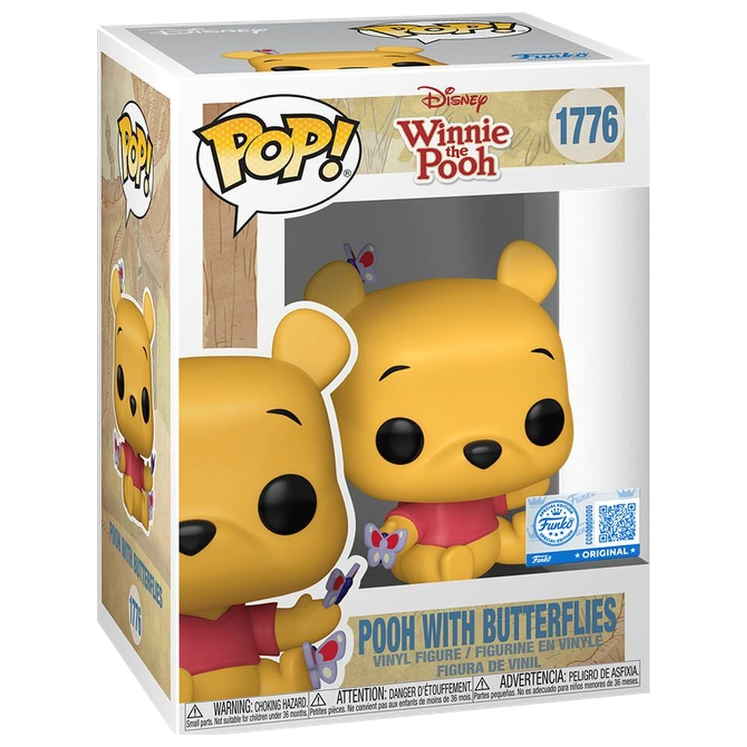 Figurina Funko POP Disney Winnie the Pooh - Pooh with Butterflies Exclusive poza produsului