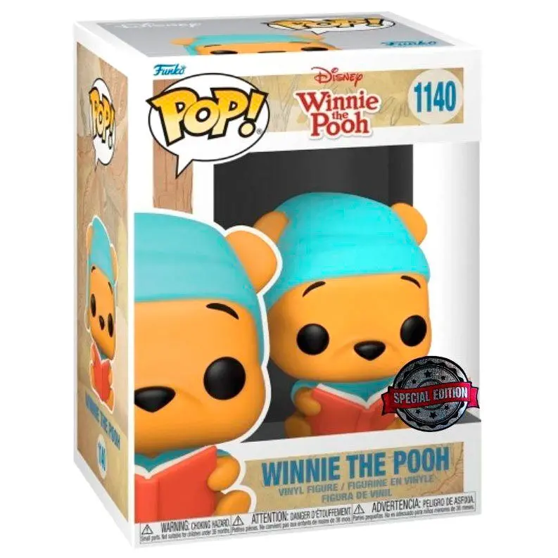 Figurină POP Disney Winnie - Winnie Citind Carte Exclusiv poza produsului