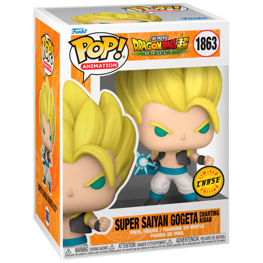 Figurină Funko POP Dragon Ball Super Broly Gogeta Chase poza produsului