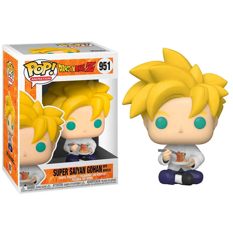 Figurină POP Dragon Ball Z Serie 9 Super Saiyan Gohan cu tăiței poza produsului