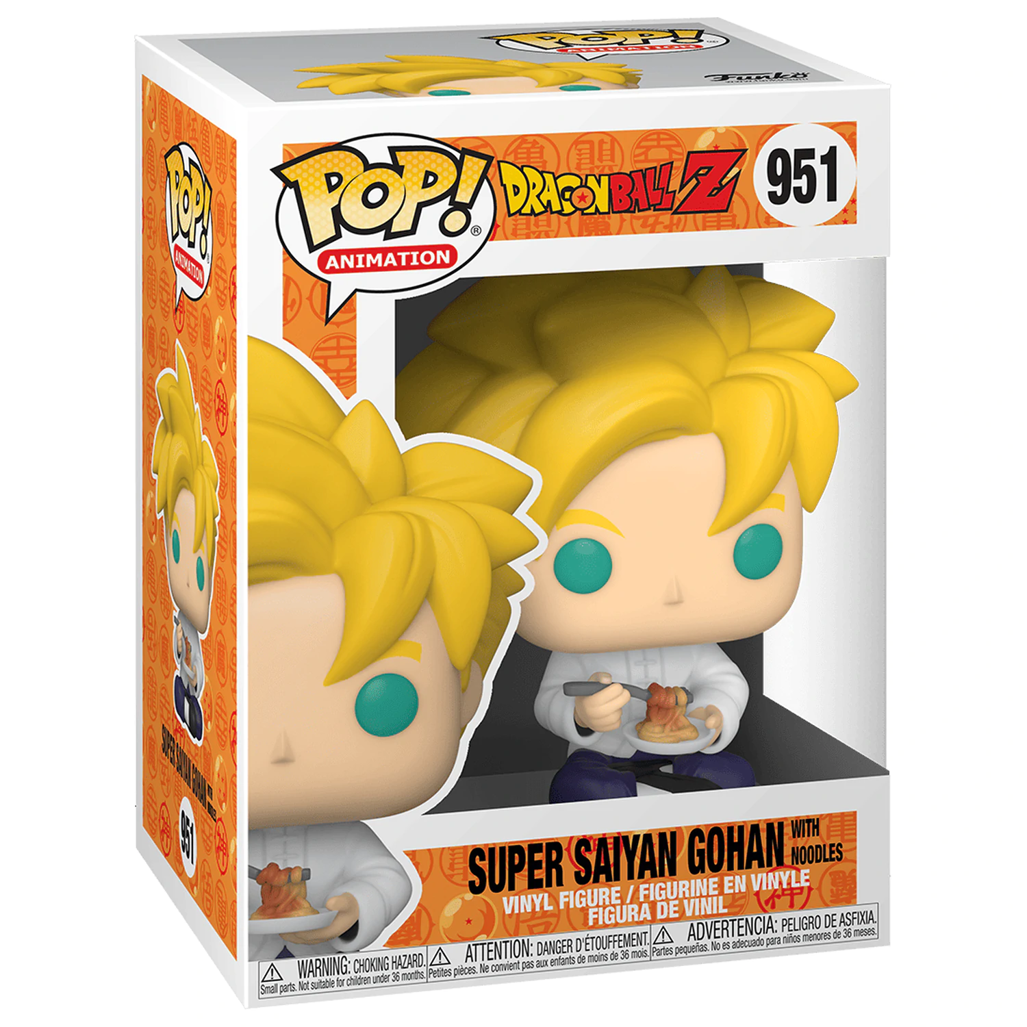 Figurină POP Dragon Ball Z Serie 9 Super Saiyan Gohan cu tăiței poza produsului