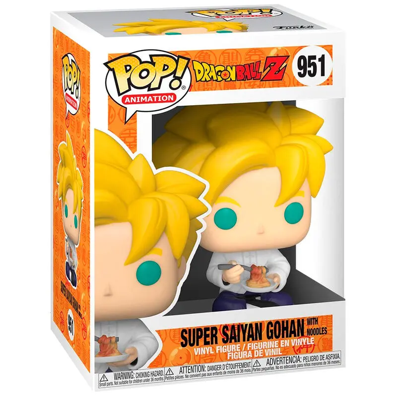 Figurină POP Dragon Ball Z Serie 9 Super Saiyan Gohan cu tăiței poza produsului