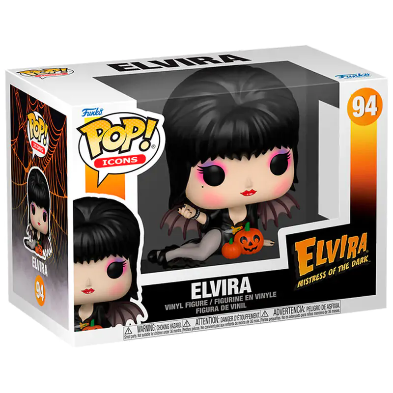 Figurină Funko POP Elvira Mistress of the Dark Elvira with Pumpkins poza produsului
