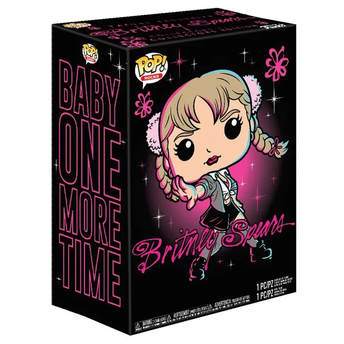 Figurină Funko POP și cutie tricou Britney Spears One More Time Exkluzív poza produsului