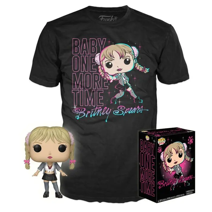 Figurină Funko POP și cutie tricou Britney Spears One More Time Exkluzív poza produsului