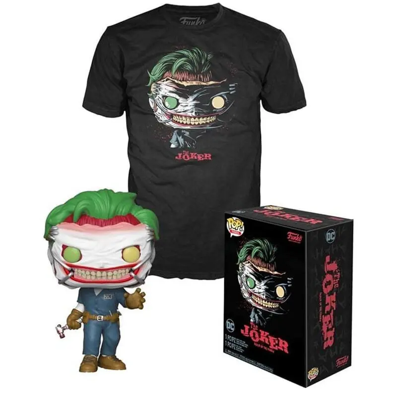 Figurină Funko POP! & cutie tricou DC Comics The Joker Exkluzív poza produsului