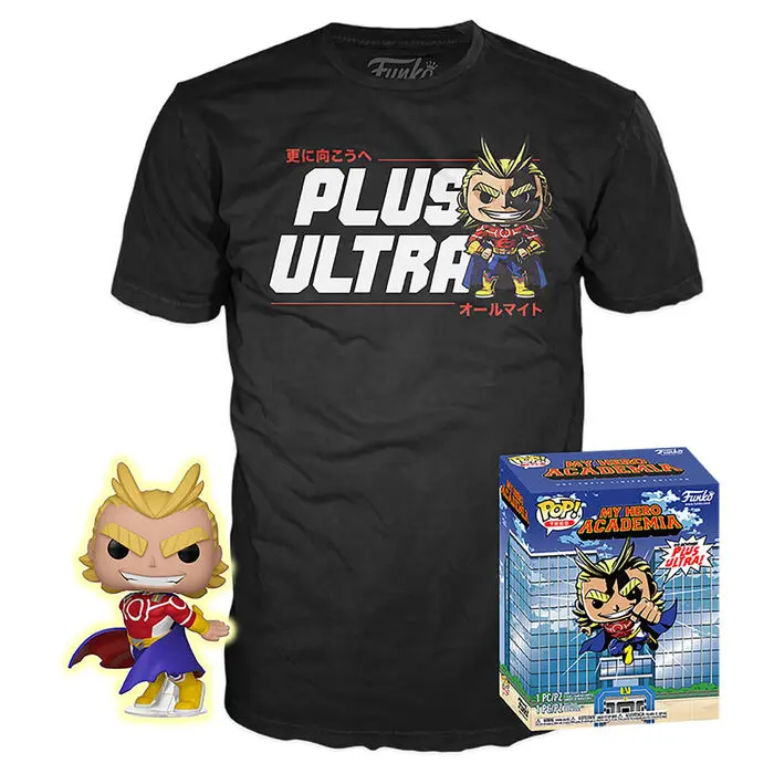 Figurină Funko POP & cutie tricou My Hero Academia All Might Exkluzív poza produsului