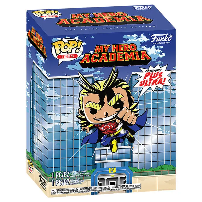 Figurină Funko POP & cutie tricou My Hero Academia All Might Exkluzív poza produsului