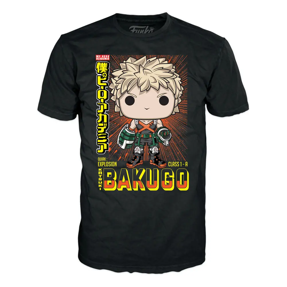 Figurină Funko POP! & cutie tricou My Hero Academia Katsuki Bakugo (MT) poza produsului