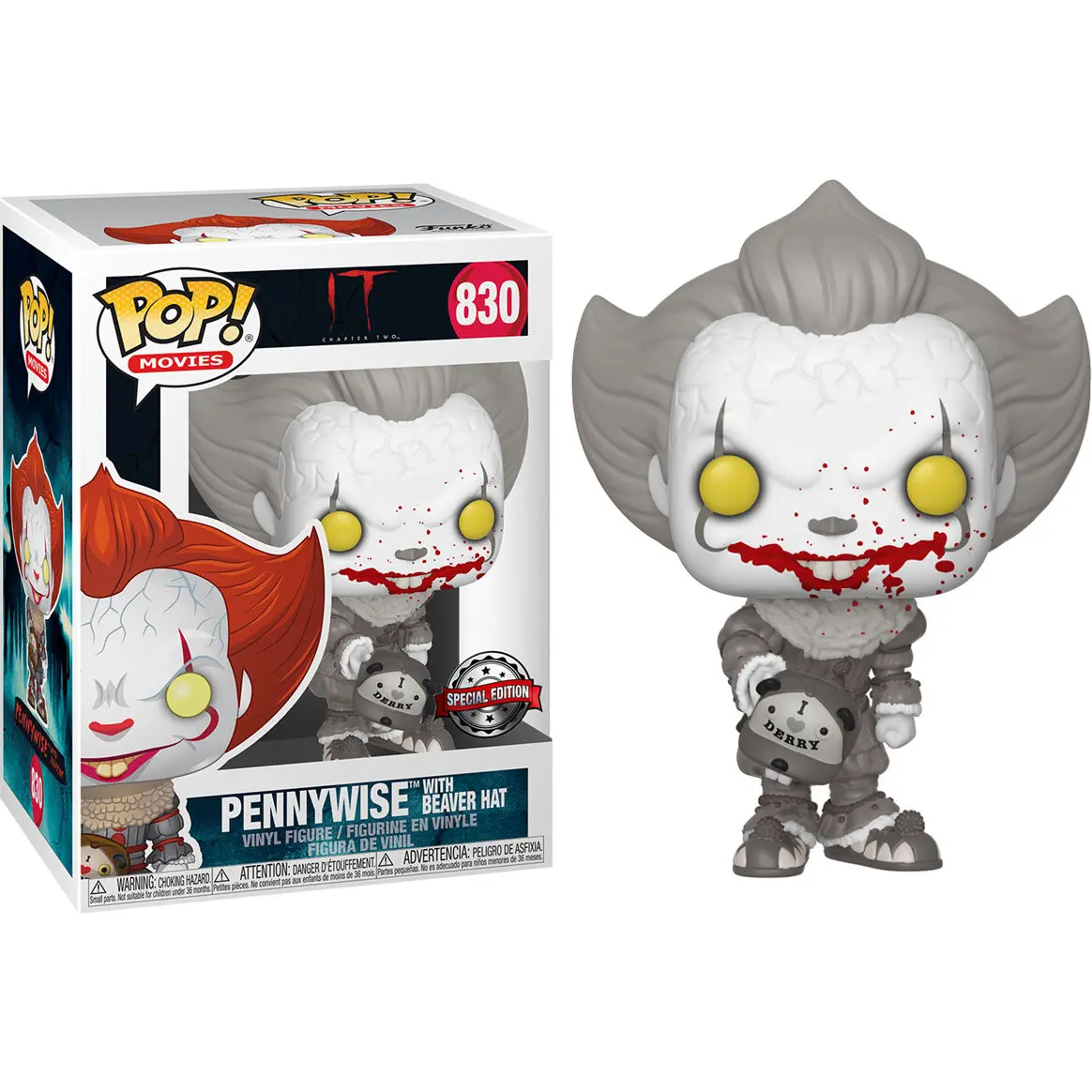 Figurină Funko POP! & cutie tricou Stephen Kings It x Pennywise poza produsului