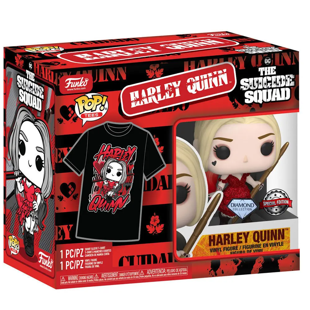 Funko POP! figurină și cutie tricou Suicide Squad 2 Harley Quinn poza produsului