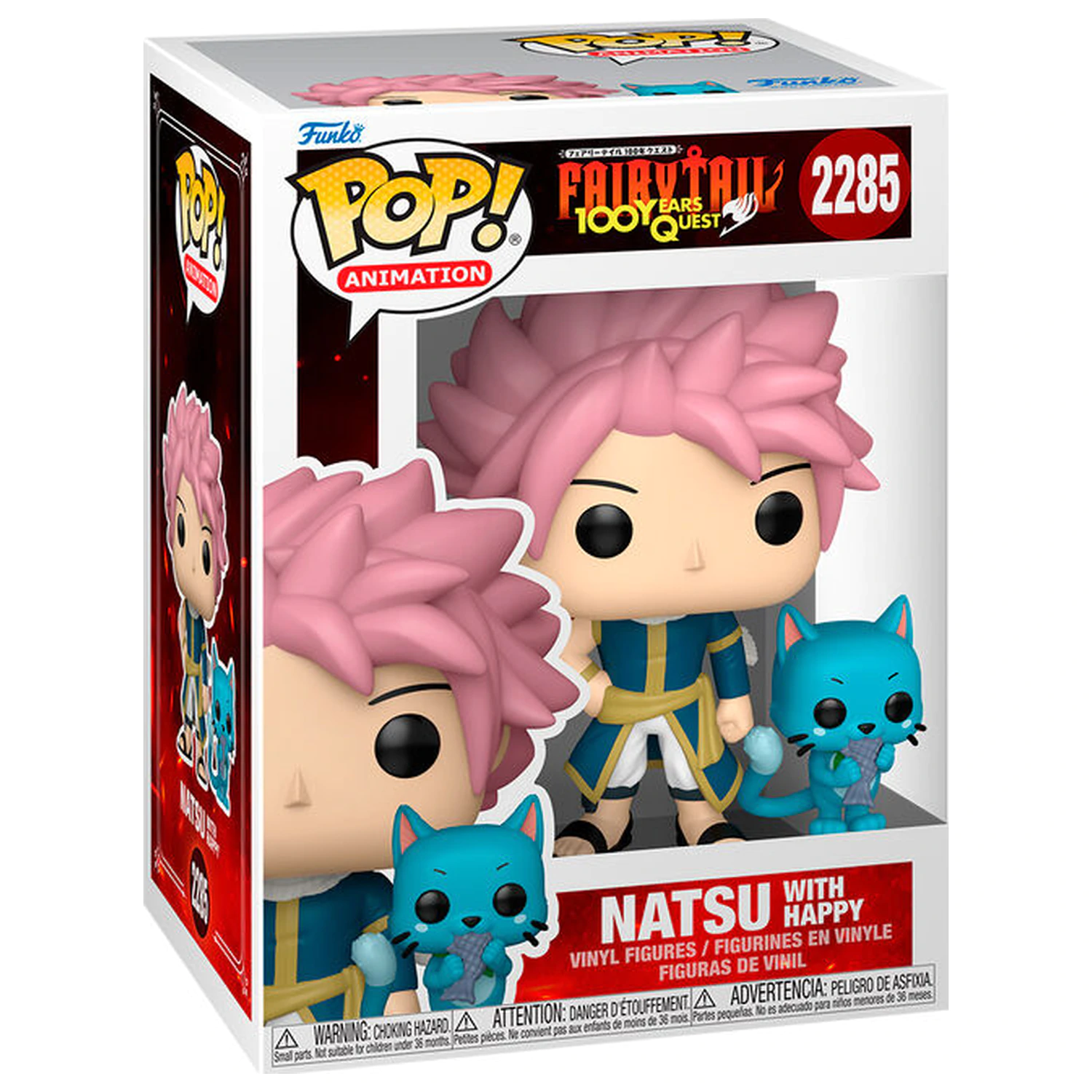 Funko POP figurina Fairy Tail 100 Years Quest Natsu with Happy poza produsului