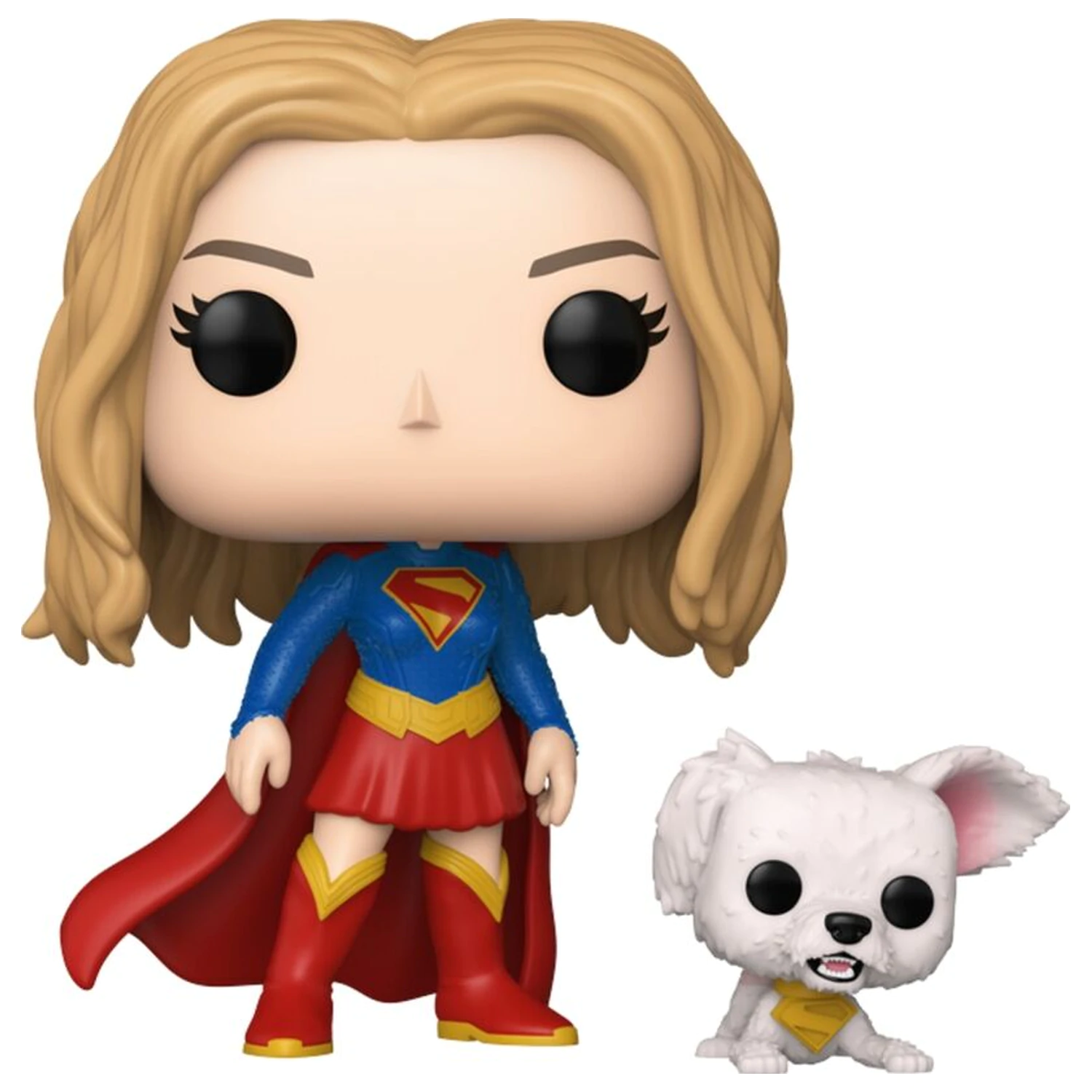 Funko POP figurină DC Comics Supergirl Buddy Supergirl with Puppy Krypto poza produsului