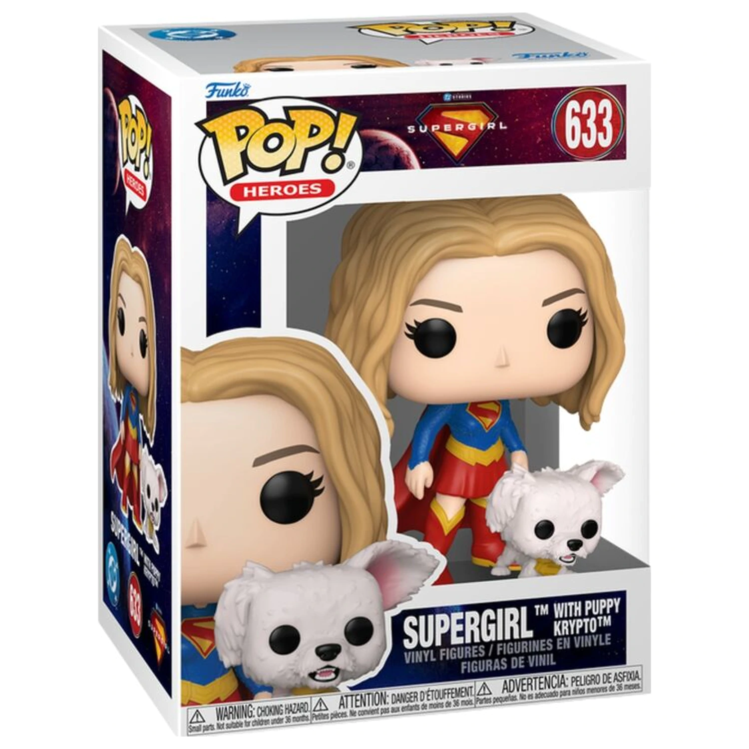 Funko POP figurină DC Comics Supergirl Buddy Supergirl with Puppy Krypto poza produsului