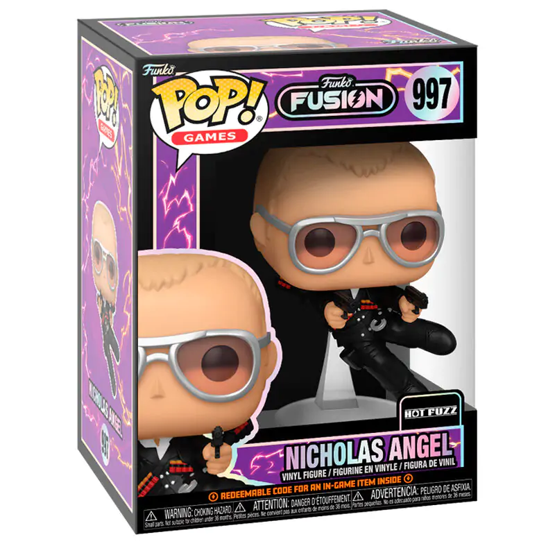 figurina POP Funko Fusion Hot Fuzz Nicholas Angel poza produsului