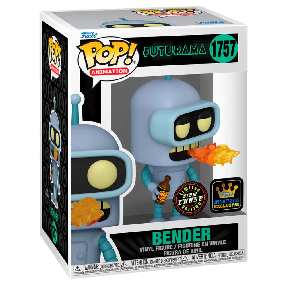 figurina Funko POP Futurama Bender Chase poza produsului