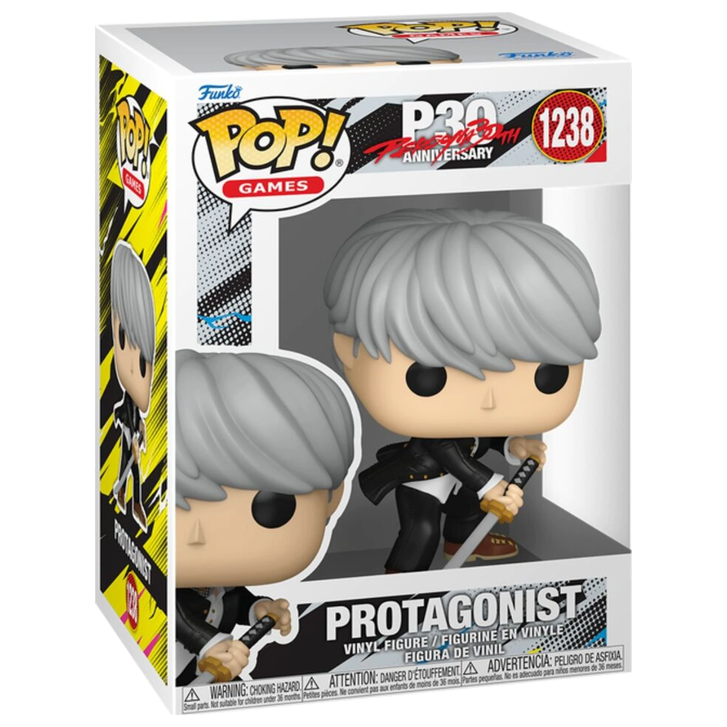 Figurina Funko POP Games Persona 4 Golden Protagonist Yu poza produsului