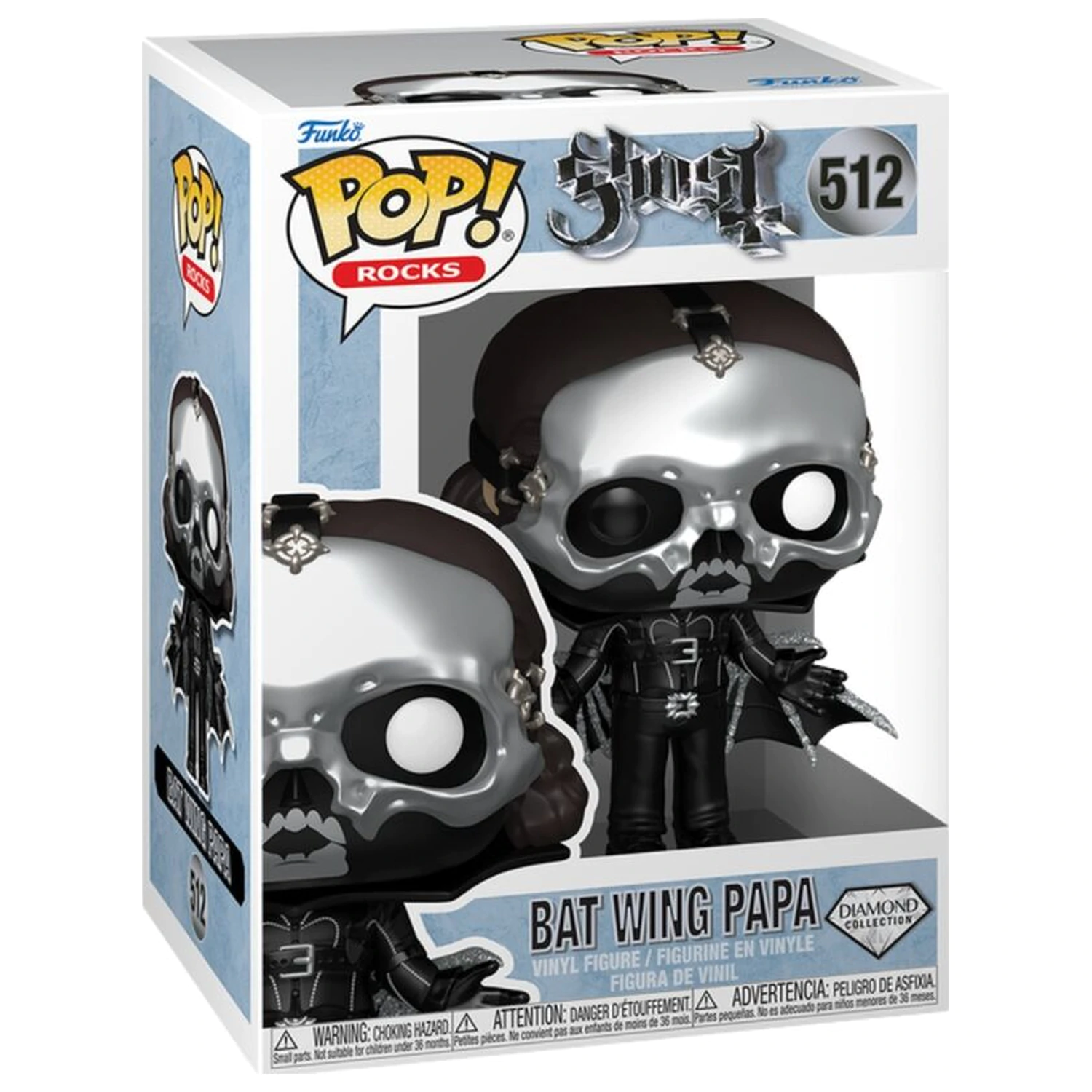 Figurina Funko POP Ghost Bat Wing Papa Diamond poza produsului