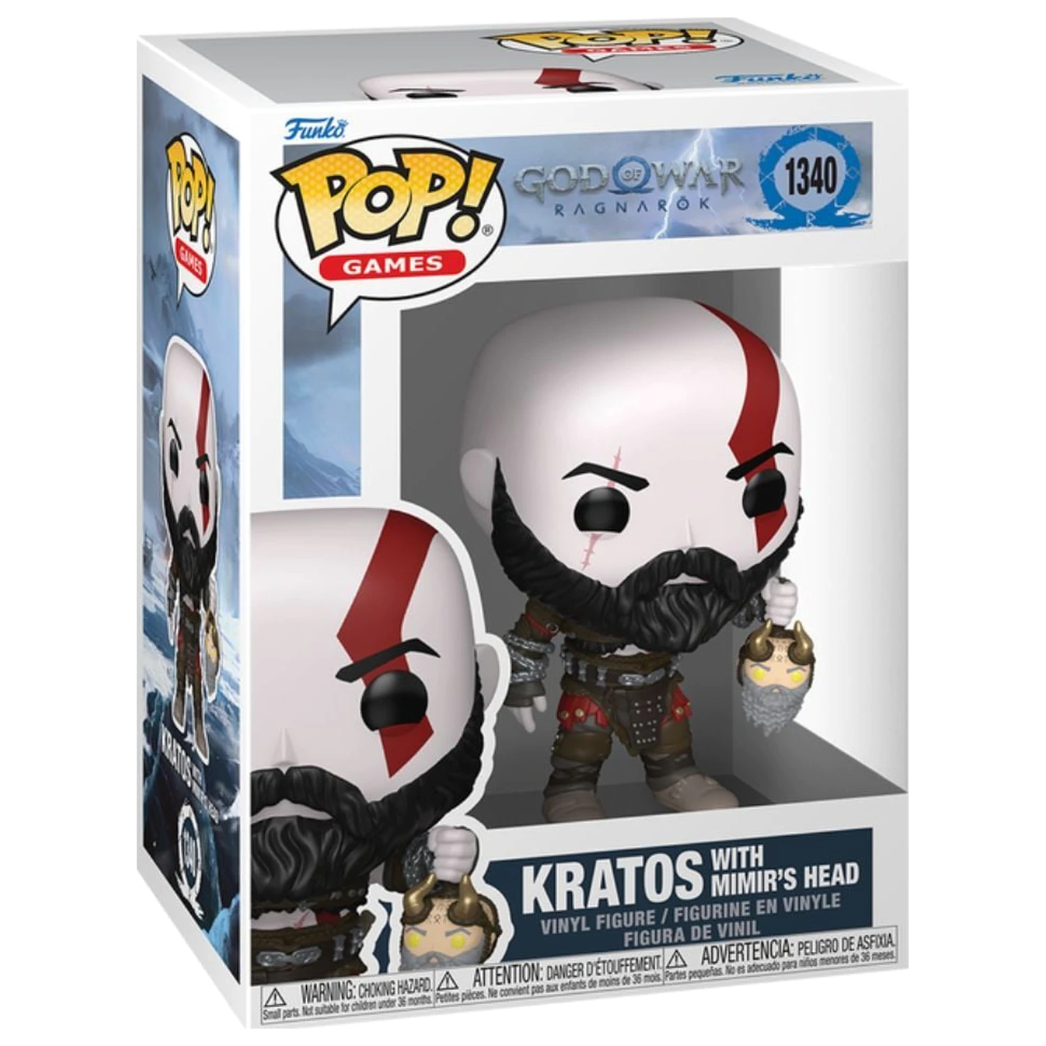 Figura Funko POP God of War Kratos with Mimirs Head poza produsului
