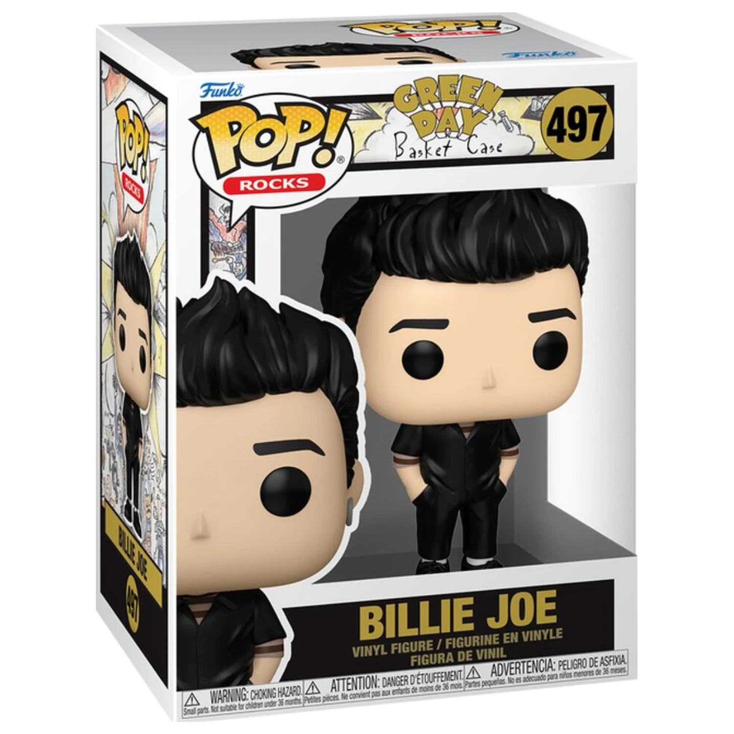 Figurina Funko POP Green Day Billie Joe Basket Case poza produsului