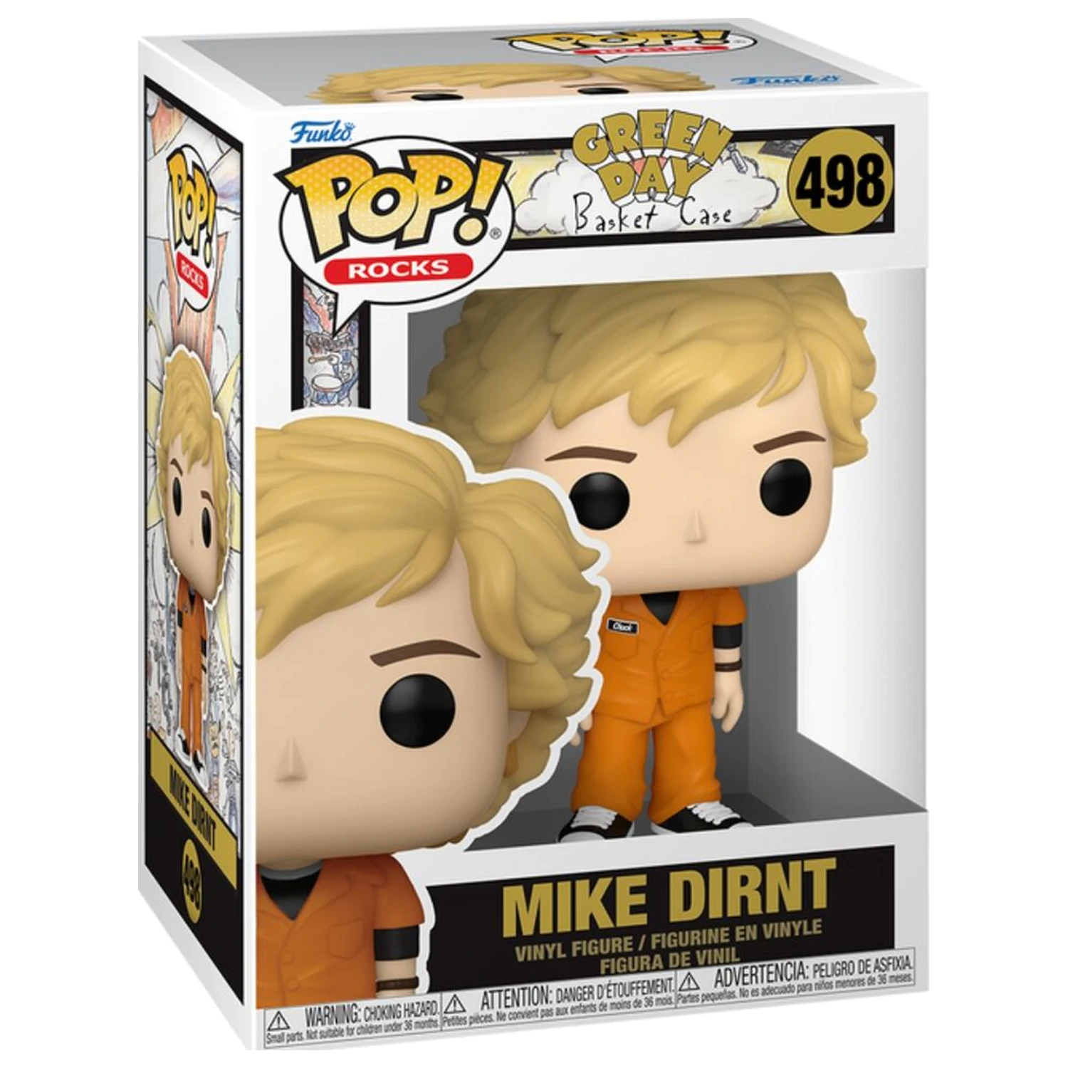 Figurina Funko POP Green Day Mike Dirnt Basket Case poza produsului