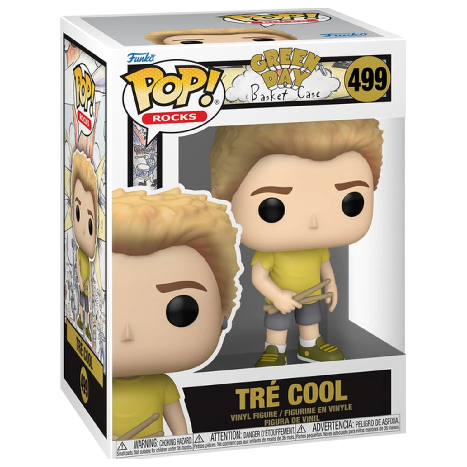 Funko POP figura Green Day Tre Cool Basket Case poza produsului