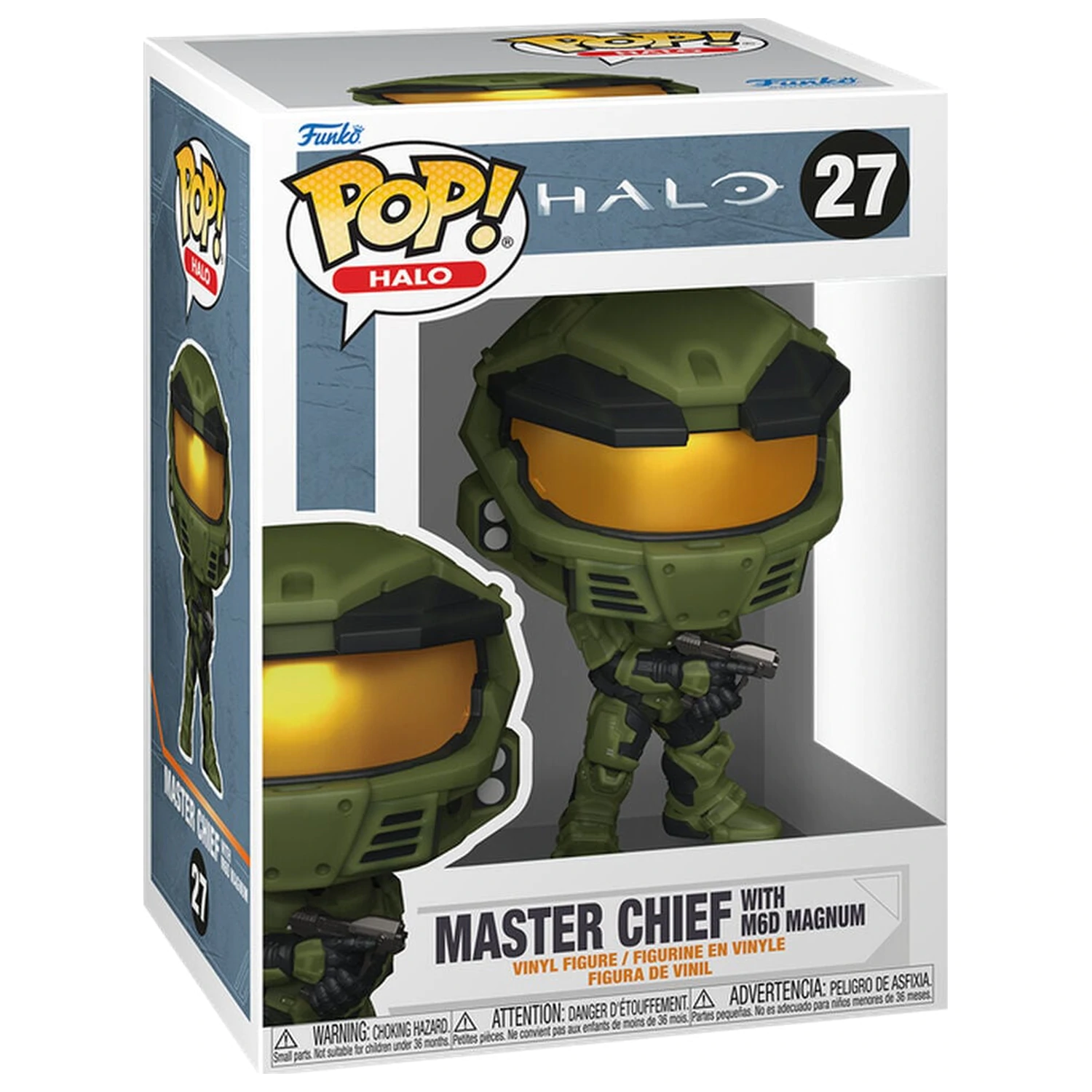 Figurina Funko POP Halo Master Chief with M6D Magnum poza produsului
