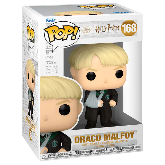 Figurină Funko POP Harry Potter and the Prisoner of Azkaban - Draco Malfoy cu Brațul Rupt poza produsului