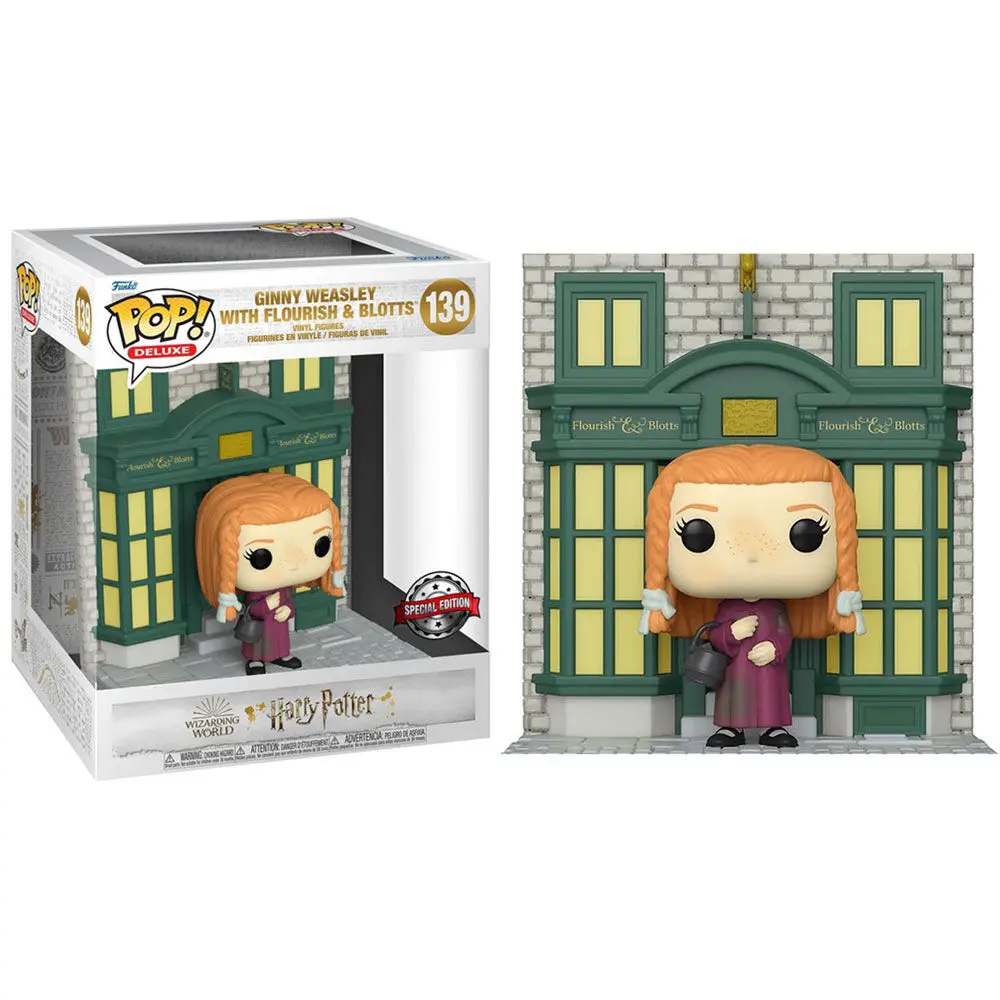 Figurină POP Harry Potter Diagon Alley Ginny Weasley Flourish & Blotts Exclusive poza produsului