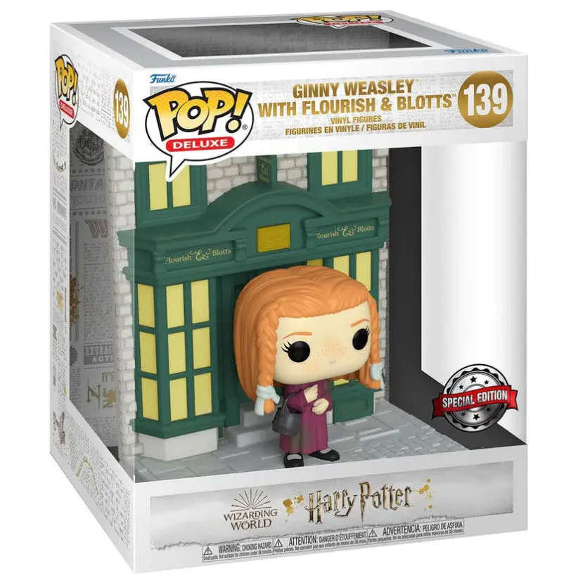 Figurină POP Harry Potter Diagon Alley Ginny Weasley Flourish & Blotts Exclusive poza produsului