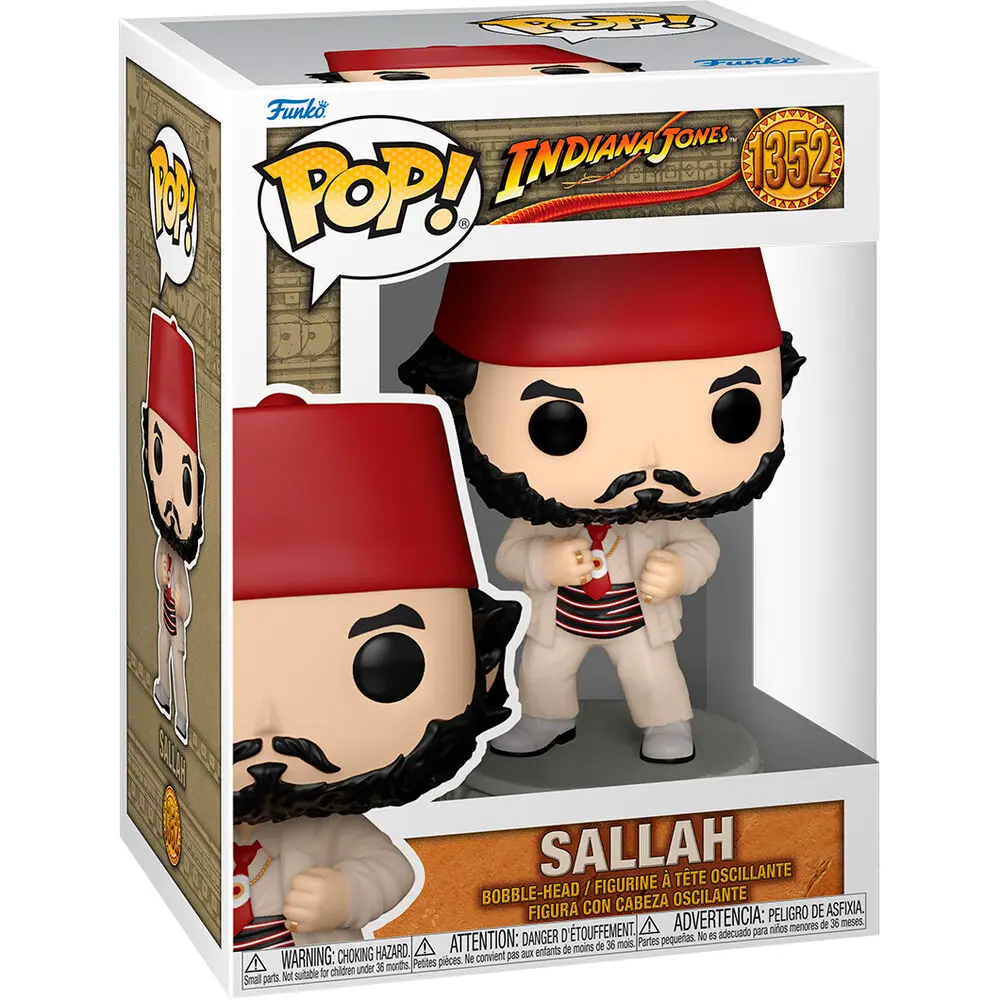 Indiana Jones POP! Movies Figurina Vinyl Sallah 9 cm poza produsului