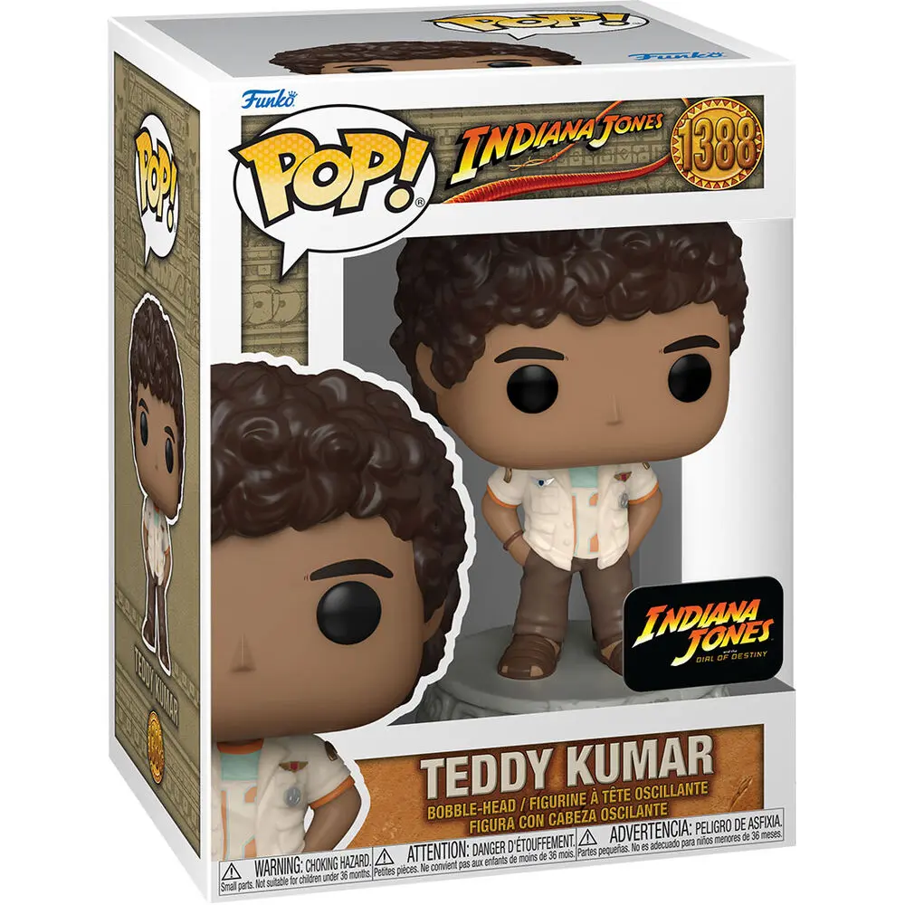 Indiana Jones 5 POP! Movies Figurina Vinil Teddy Kumar 9 cm poza produsului