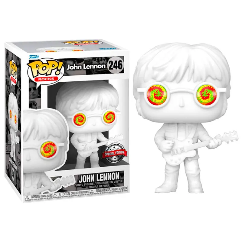 John Lennon POP! Figurina Vinyl John Lennon cu Ochelari Psihedelici 9 cm poza produsului