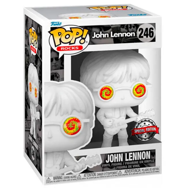 John Lennon POP! Figurina Vinyl John Lennon cu Ochelari Psihedelici 9 cm poza produsului