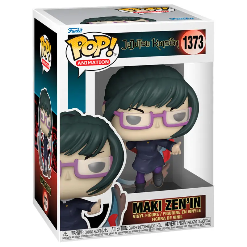 Jujutsu Kaisen POP! Figurină de colecție Animation Vinyl Maki Zenin 9 cm poza produsului