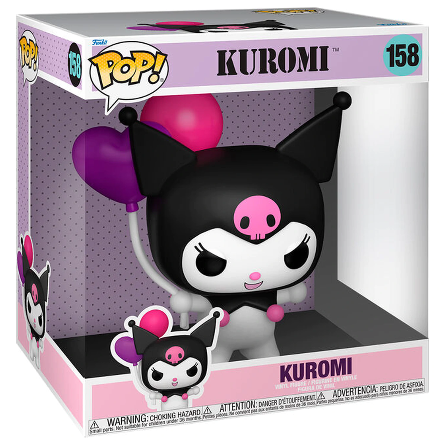 Figurina Funko POP Jumbo Kuromi poza produsului