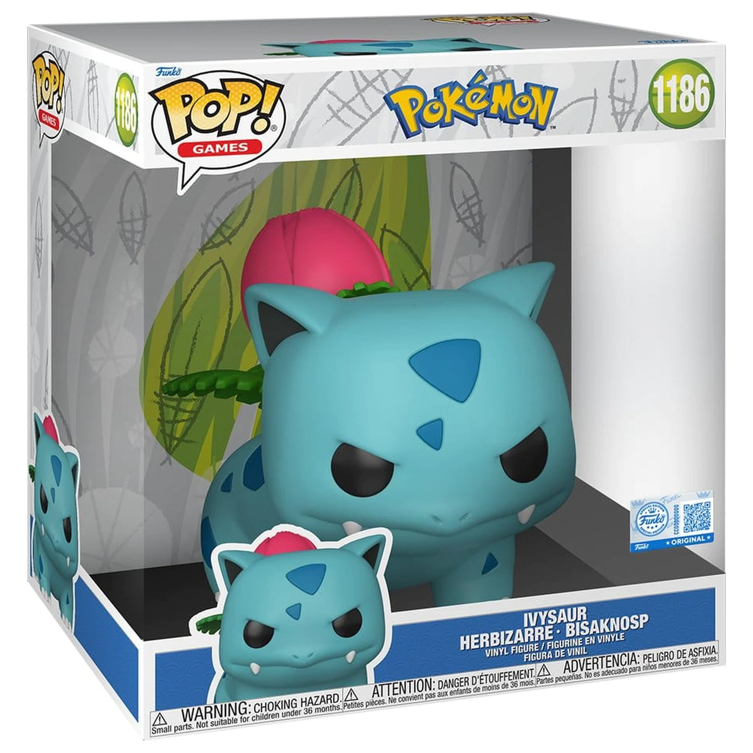 Funko POP figura Jumbo Pokemon Ivysaur poza produsului