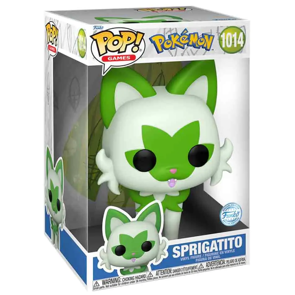 Figurină Funko POP Jumbo Pokemon Sprigatito 25cm poza produsului