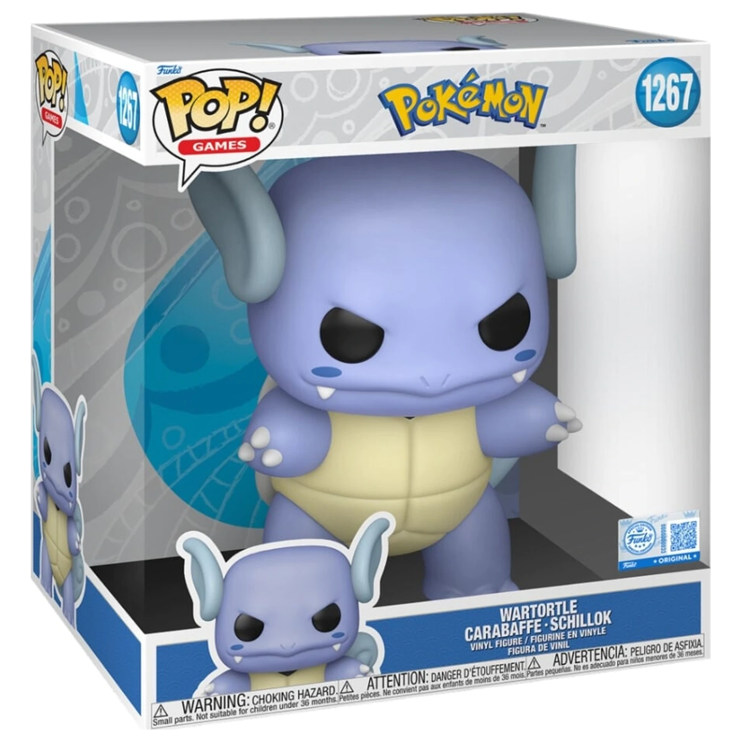 Figurina Funko POP Jumbo Pokemon Wartortle poza produsului