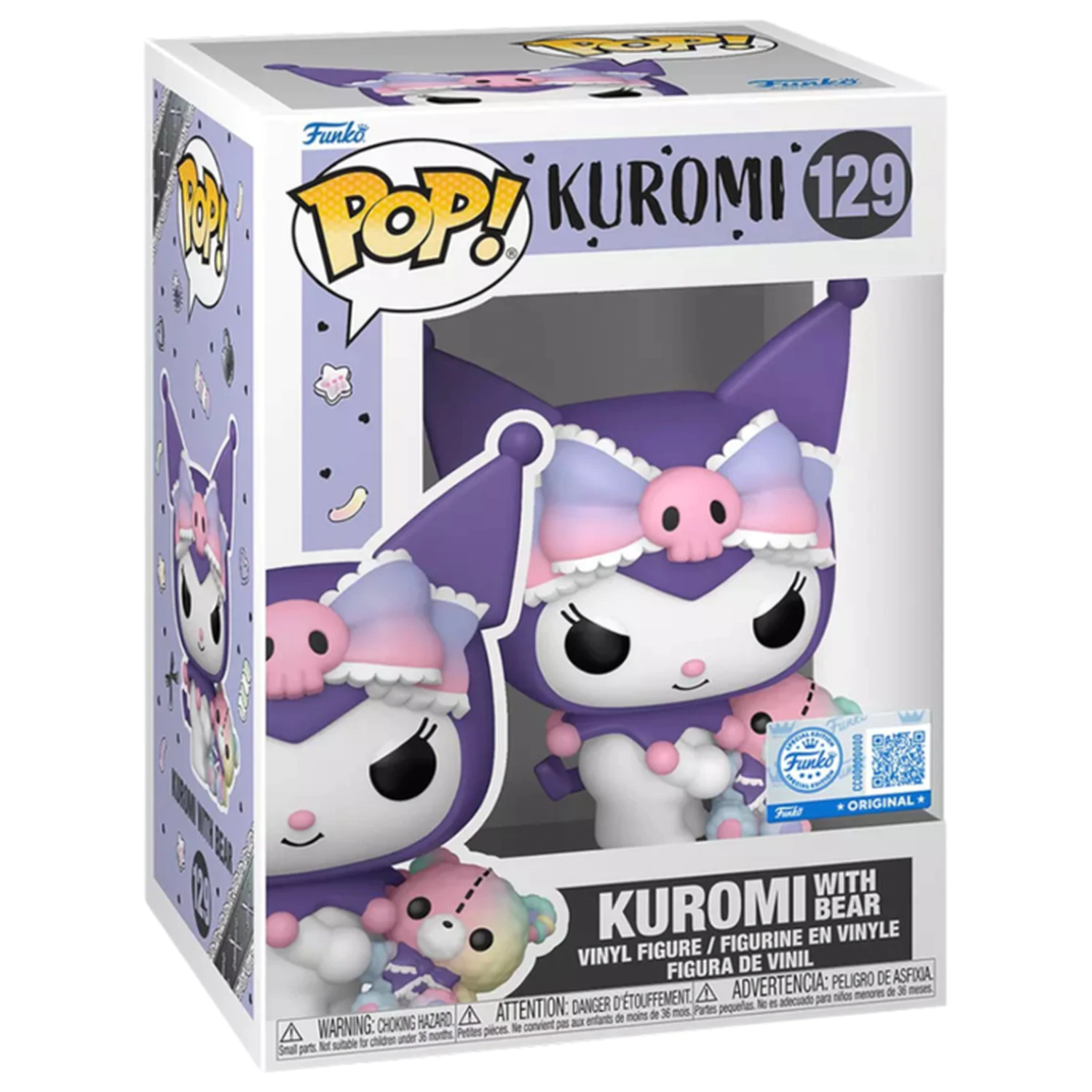 Funko POP figure Kuromi - Kuromi with Bear Exclusive poza produsului