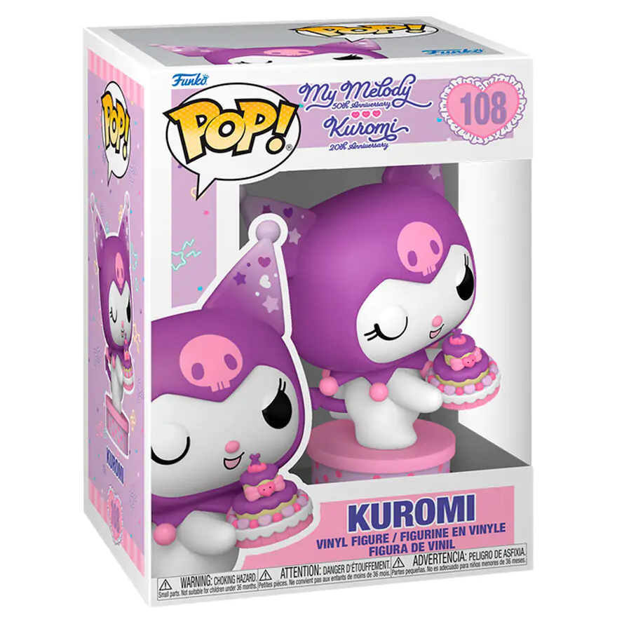 Funko POP figurină Kuromi with Cake poza produsului