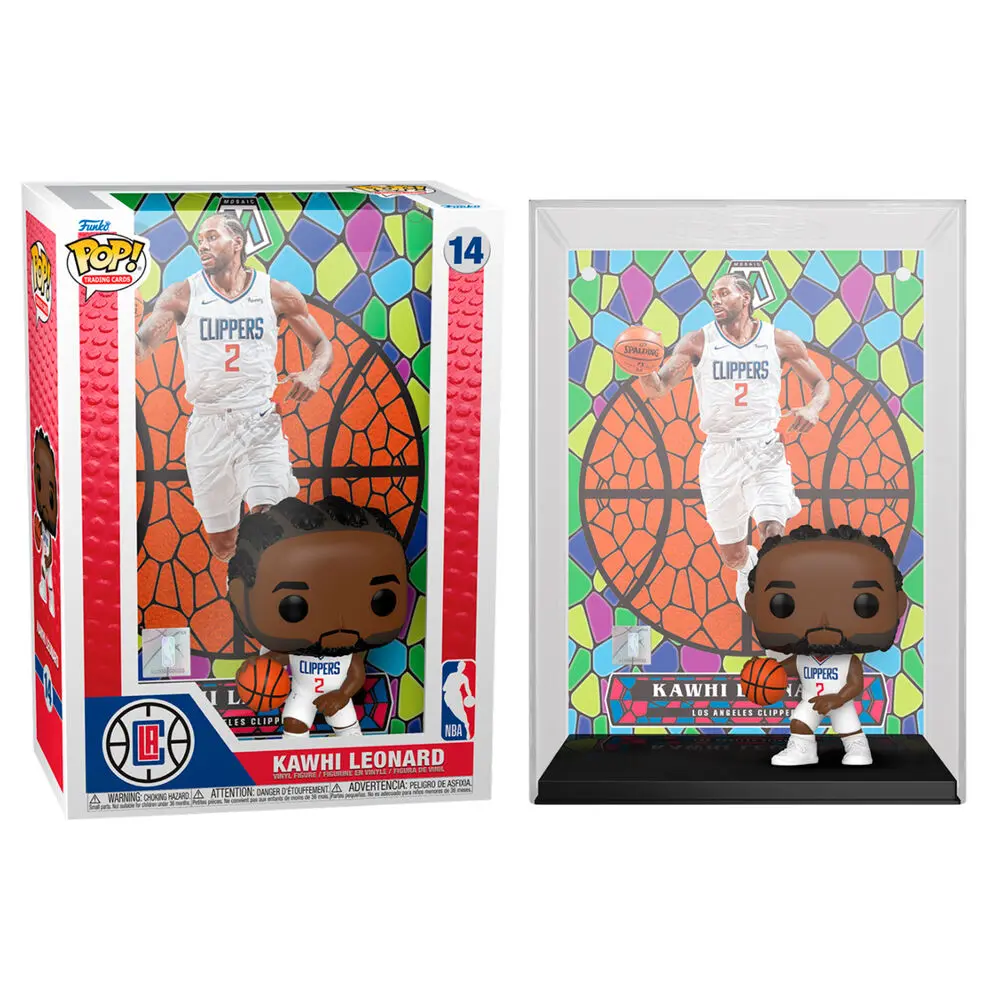 NBA POP! Figurină din Vinil Cărți de Colecție Kawhi L (Mosaic) 9 cm poza produsului