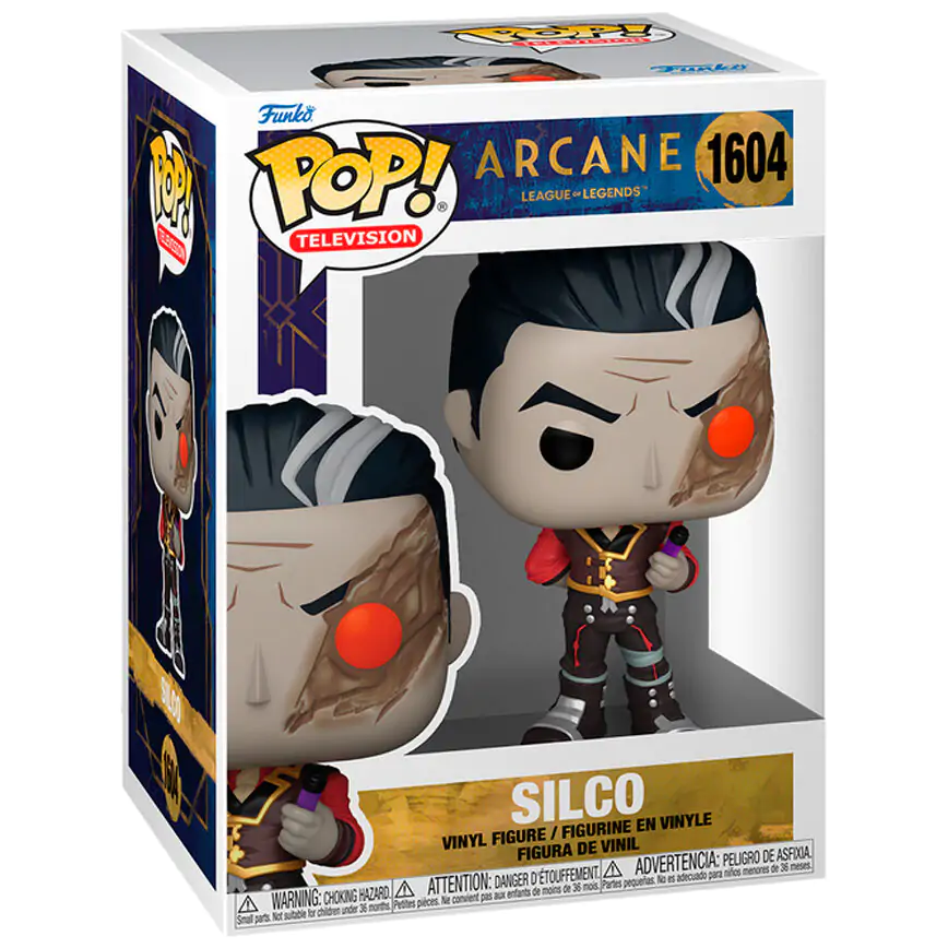 Figurină Funko POP League of Legends Arcane Silco poza produsului