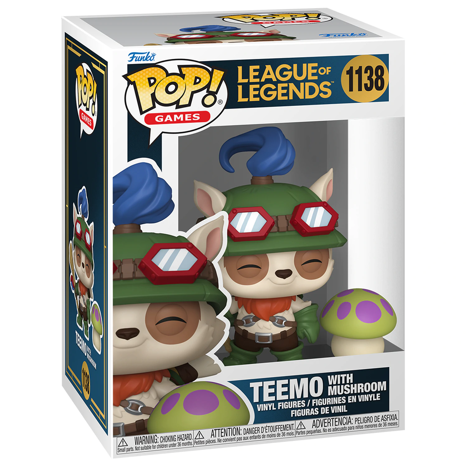 Funko POP figurina League of Legends Teemo with Mushroom poza produsului