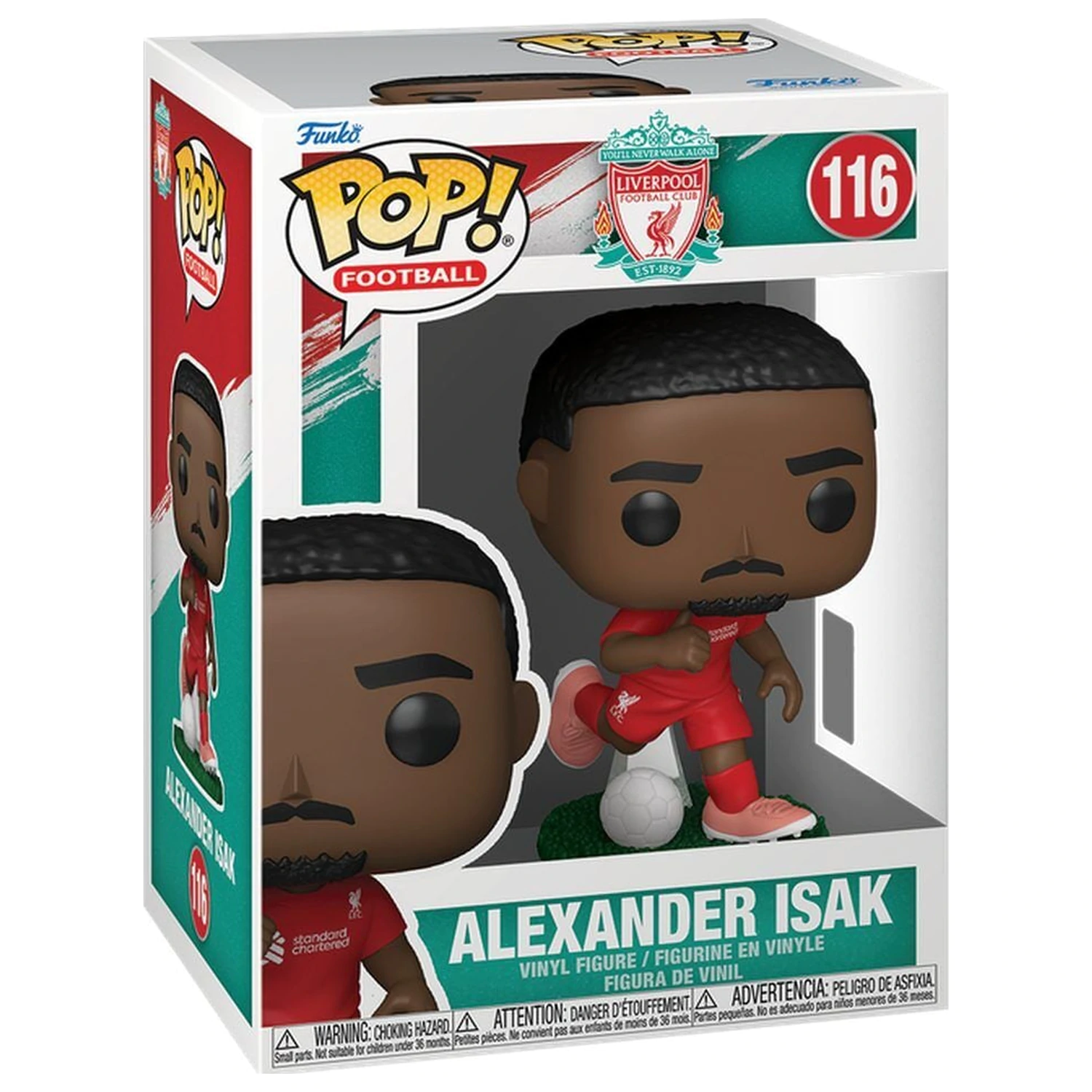 Figurina Funko POP Liverpool Alexander Isak poza produsului
