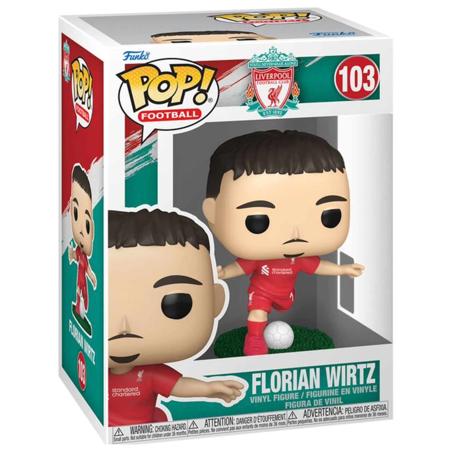 Funko POP figura Liverpool Florian Wirtz poza produsului