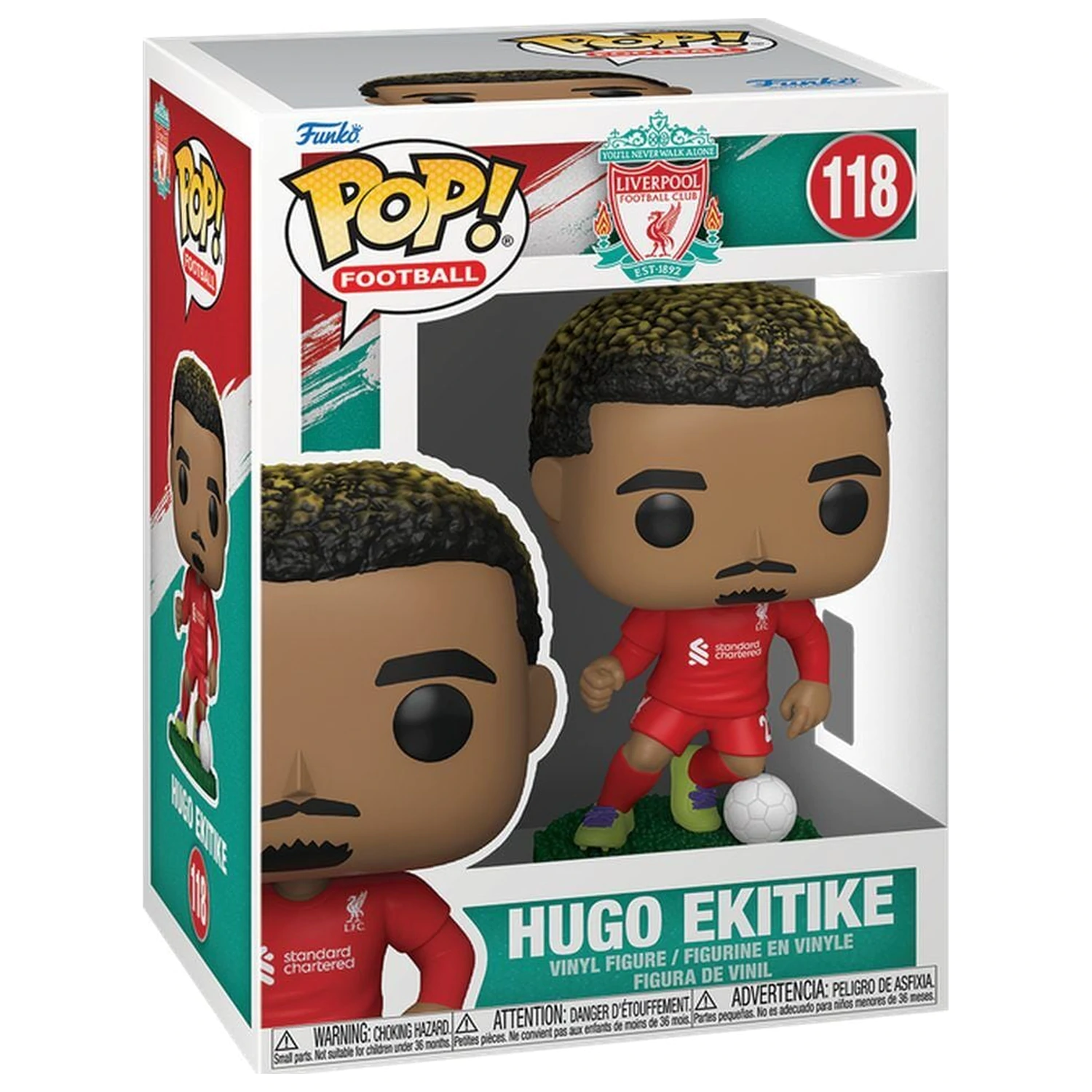 Figura Funko POP Liverpool Hugo Ekitike poza produsului