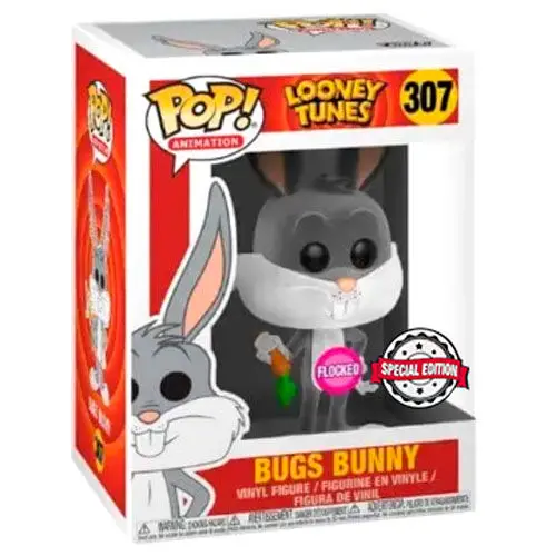 Figurină POP Looney Tunes Bugs Bunny Flocked Exclusive poza produsului