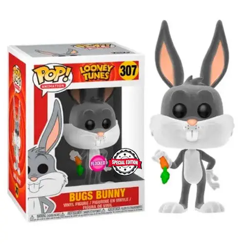 Figurină POP Looney Tunes Bugs Bunny Flocked Exclusive poza produsului