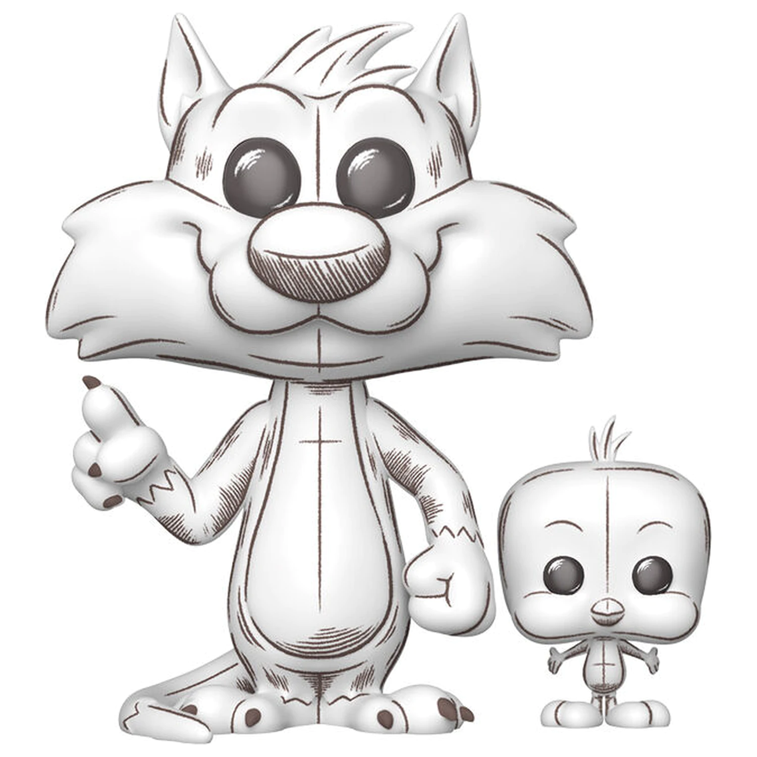 Figurina Funko POP Looney Tunes Sylvester & Tweety poza produsului